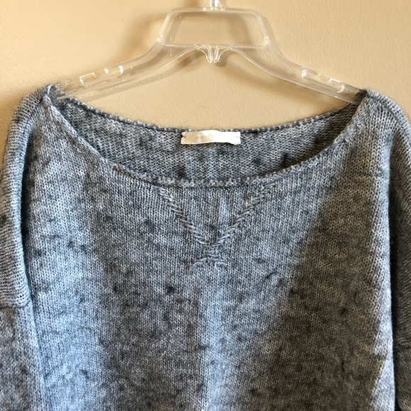 Off Shoulder Boat Neck Sweater Long Sleeve Knit - Picture 6 of 8